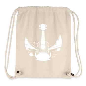 Ukulele Grafik - Stanley/Stella recycelter Gym Bag - Naturweiß - Vorne