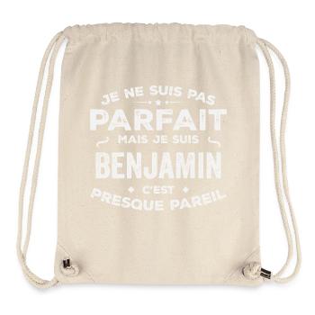 Benjamin A first name, a story, a personality - Stanley/Stella Recycled Gym Bag - natural - Front