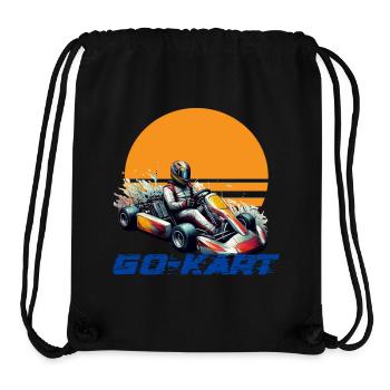 Go Kart - Stanley/Stella recycelter Gym Bag - Schwarz - Vorne