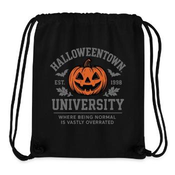Halloweentown University - Halloween Design Motif - Stanley/Stella Recycled Gym Bag - black - Front