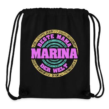 Mutter Marina - Stanley/Stella recycelter Gym Bag - Schwarz - Vorne