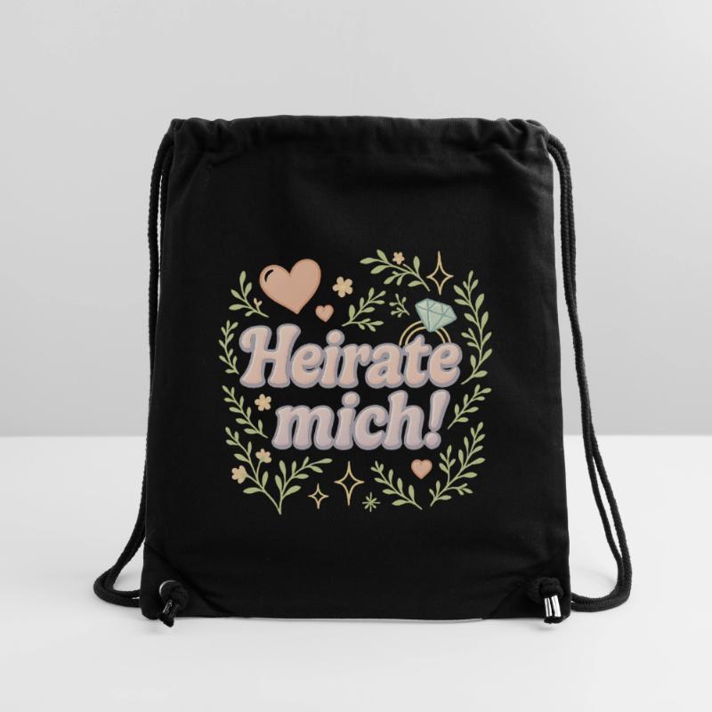 heirate mich / statement design Stanley/Stella recycelter Gym Bag