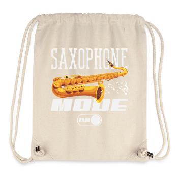 Saxofon - Stanley/Stella recycelter Gym Bag - Naturweiß - Vorne