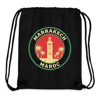 Marrakesch, Marokko, Marokkanisch, Marokkanisch - Stanley/Stella recycelter Gym Bag - Schwarz - Vorne