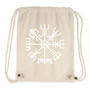 Vegvisir Nordischer Kompass - Stanley/Stella recycelter Gym Bag - Naturweiß - Vorne