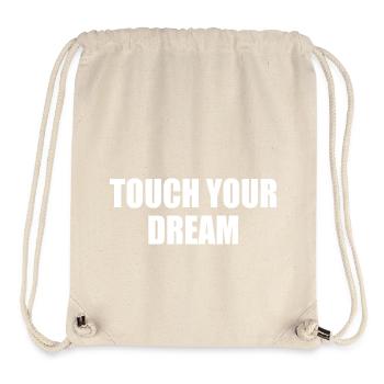 touch your dream - Stanley/Stella Recycled Gym Bag - natural - Front