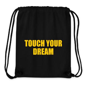 touch your dream - Stanley/Stella Recycled Gym Bag - black - Front