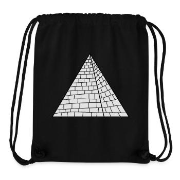Pyramide - Stanley/Stella recycelter Gym Bag - Schwarz - Vorne