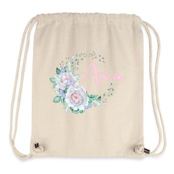 Für Ava - Stanley/Stella recycelter Gym Bag - Naturweiß - Vorne
