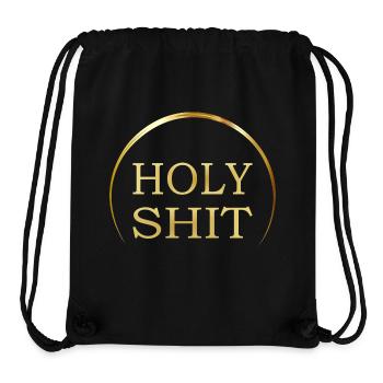 Holy Shit - Vers.1 - Stanley/Stella recycelter Gym Bag - Schwarz - Vorne