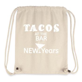 Tacos - Frohes neues Jahr - Stanley/Stella recycelter Gym Bag - Naturweiß - Vorne