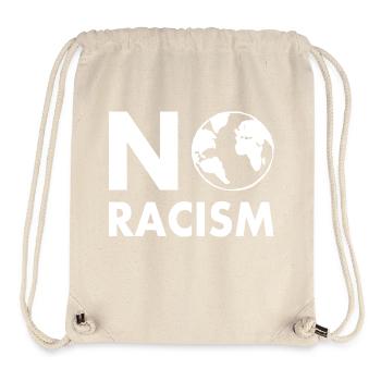 No racism - Stanley/Stella recycelter Gym Bag - Naturweiß - Vorne