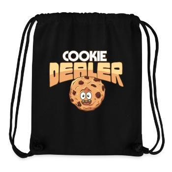 Girl Scout Troop Leader Cookie Dealer Cookie Mom - Stanley/Stella recycelter Gym Bag - Schwarz - Vorne