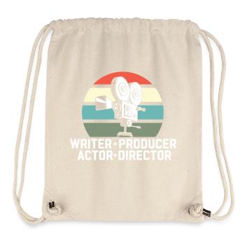 Writer Producer Actor Director Film Maker Movie - Stanley/Stella Recycled Gym Bag - natural - Front