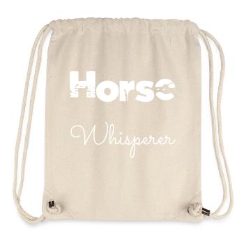 horse riding tips cool horse competitions - Stanley/Stella recycelter Gym Bag - Naturweiß - Vorne