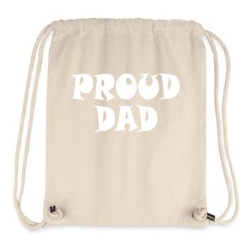 Proud dad - Stanley/Stella Recycled Gym Bag - natural - Front