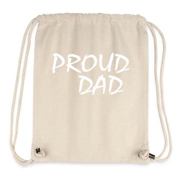Proud dad - Stanley/Stella Recycled Gym Bag - natural - Front