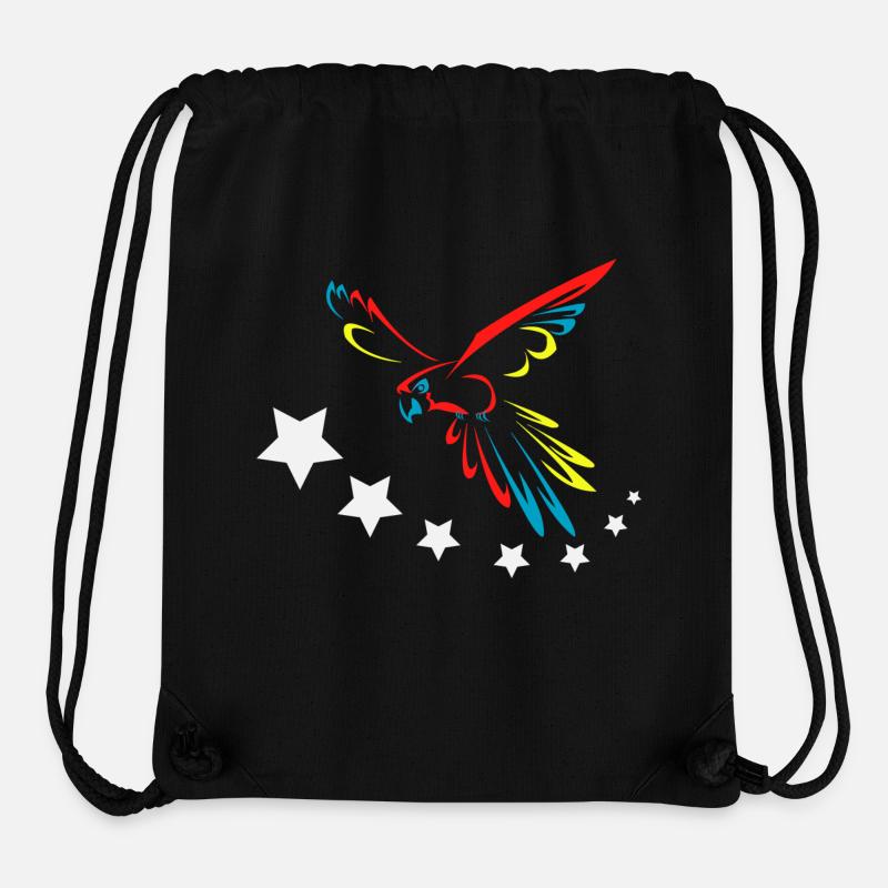 Drapeau de l’ara - Sac à cordon recyclé Stanley/Stella - noir