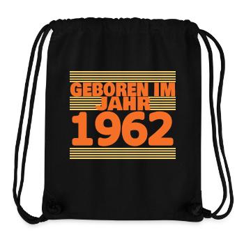 1962 - Stanley/Stella Recycled Gym Bag - black - Front