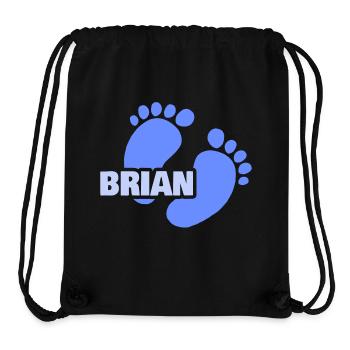 Brian as a birth - Stanley/Stella Recycled Gym Bag - black - Front