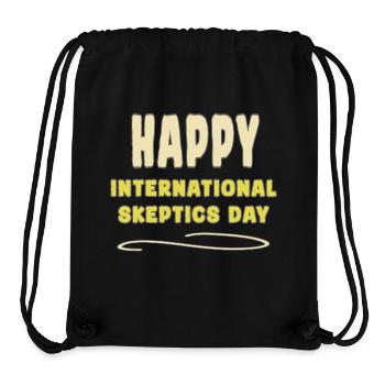 Internationaler Tag der Skeptiker - Stanley/Stella recycelter Gym Bag - Schwarz - Vorne