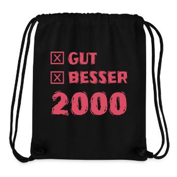 2000 - Stanley/Stella Recycled Gym Bag - black - Front