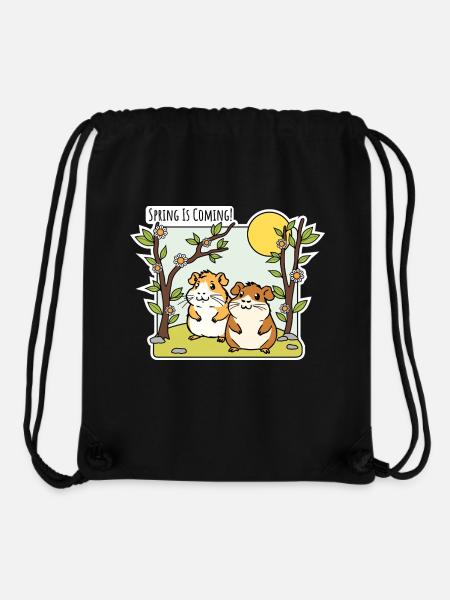 Spring is coming! The hamsters are already looking forward to it! - Stanley/Stella Recycled Gym Bag - black