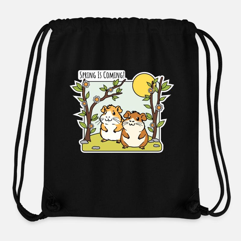Spring is coming! The hamsters are already looking forward to it! - Stanley/Stella Recycled Gym Bag - black