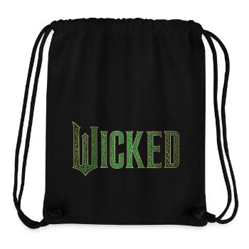 Wicked Design Logo - Stanley/Stella Recycled Gym Bag - black - Front