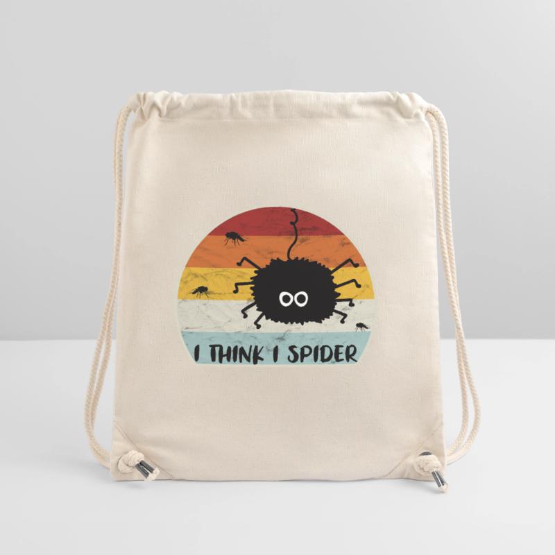 I Think I Spider Retro Ich Glaub Ich Spinne Fliege Stanley/Stella recycelter Gym Bag