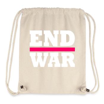 End war - Stanley/Stella recycelter Gym Bag - Naturweiß - Vorne