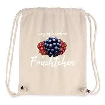Früchtchen frech - Stanley/Stella recycelter Gym Bag - Naturweiß - Vorne