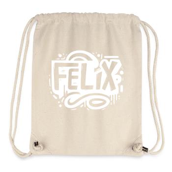 Felix Name Graffiti - Stanley/Stella Recycled Gym Bag - natural - Front