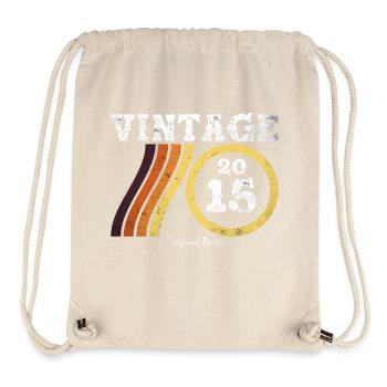 Jahrgang 2015 - Classic Limited Edition Retro 9 - Stanley/Stella recycelter Gym Bag - Naturweiß - Vorne