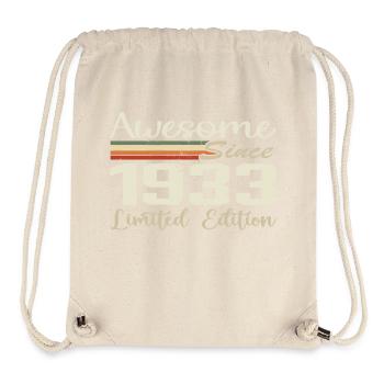 Birthday 92 Years Vintage 1932 Gift 1932 - Stanley/Stella Recycled Gym Bag - natural - Front
