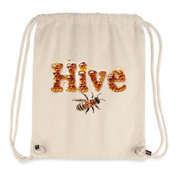 Bienenstock Bienenhaltung Honig Hive - Stanley/Stella recycelter Gym Bag - Naturweiß - Vorne