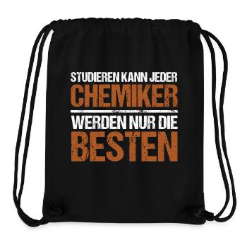 Anyone can study - Chemist Edition - Stanley/Stella Recycled Gym Bag - black - Front
