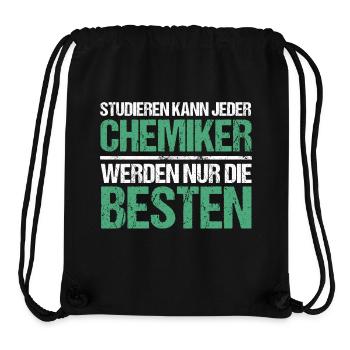 Anyone can study - Chemist Edition - Stanley/Stella Recycled Gym Bag - black - Front