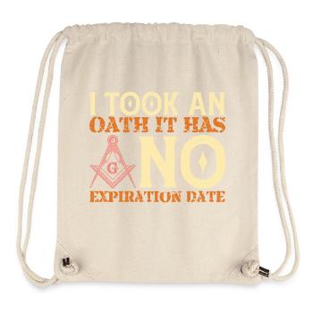 Freimaurer Winkel & Zirkel FREEMASON Prince Hall - Stanley/Stella recycelter Gym Bag - Naturweiß - Vorne