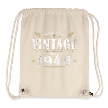 79 Jahre alter Jahrgang 1945 Limitierte Auflage 79. - Stanley/Stella recycelter Gym Bag - Naturweiß - Vorne