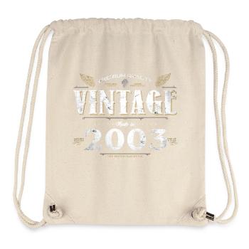 21 Years Old Vintage 2003 Limited Edition 21st - Stanley/Stella Recycled Gym Bag - natural - Front