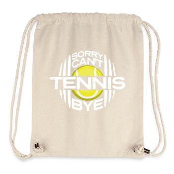 Sorry Can't Tennis Bye Quote Funny Sport Saying - Stanley/Stella Recycled Gym Bag - natural - Front