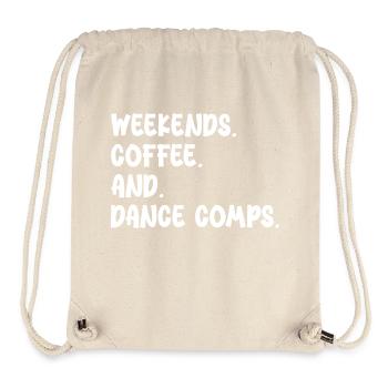 Weekends Coffee and Dance Comps - Stanley/Stella Recycled Gym Bag - natural - Front