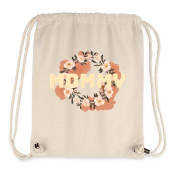 Mother's love in the sea of flowers - Stanley/Stella Recycled Gym Bag - natural - Front