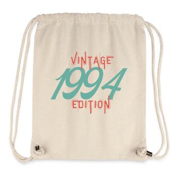 Vintage 1994 edition - Sac à cordon recyclé Stanley/Stella - blanc naturel - Devant