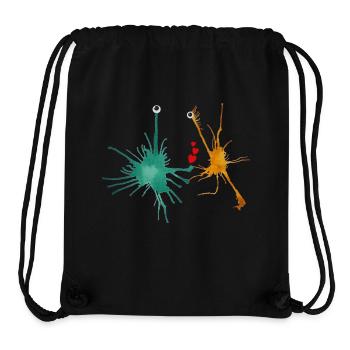 MonstRumm's Friends No.3 - Stanley/Stella Recycled Gym Bag - black - Front