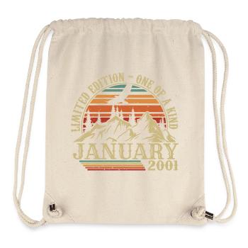 January 2001 - January 2001 Birthday Gift - Stanley/Stella Recycled Gym Bag - natural - Front