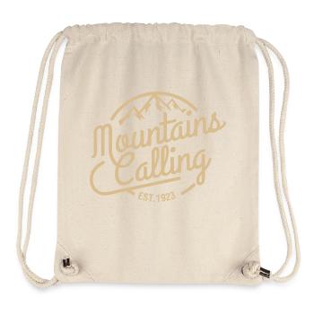 Mountains calling - Stanley/Stella Recycled Gym Bag - natural - Front