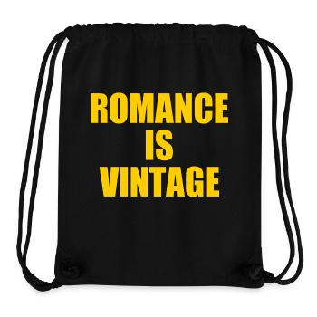 romance is vintage - Stanley/Stella Recycled Gym Bag - black - Front