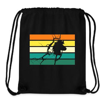Steckenpferd Hobby Horsing - Stanley/Stella recycelter Gym Bag - Schwarz - Vorne